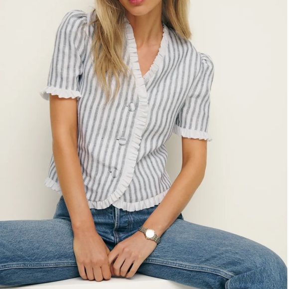 Reformation Tops - Reformation linen top NWT